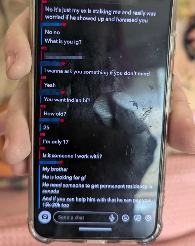  The text messages between a female adult manager and 17-year-old female employee of two Tim Hortons franchises in Prince Edward County have been handed over to the police.