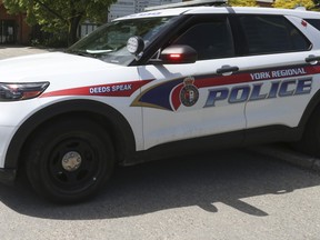 A York Regional Police vehicle is pictured May 24, 2023.