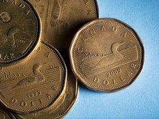 Canadian loonies are pictured in this file photo.