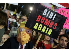 Domestic critics have acccused Netanyahu of deliberately sabotaging ceasefire negotiations. (Jack GUEZ/AFP)