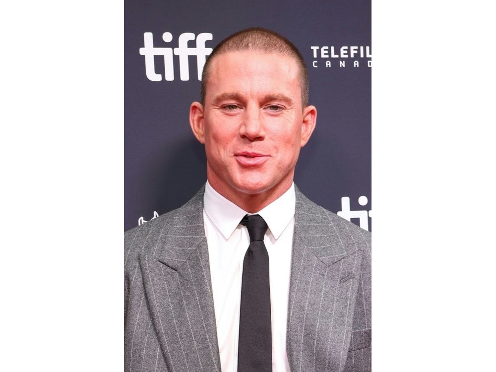 Actor Channing Tatum attends the world premiere of “Roofman” at the Roy Thomson Hall during the Toronto International Film Festival. (VALERIE MACON/AFP)