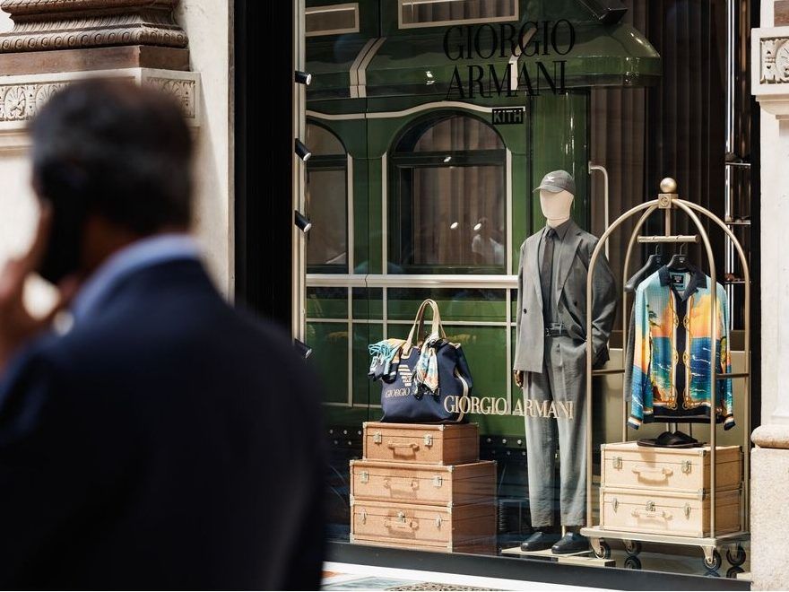 Armani will direct sale of Italian luxury house to larger group