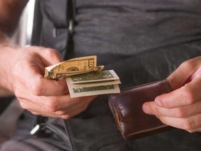 A child fears their father's generosity may bankrupt him.