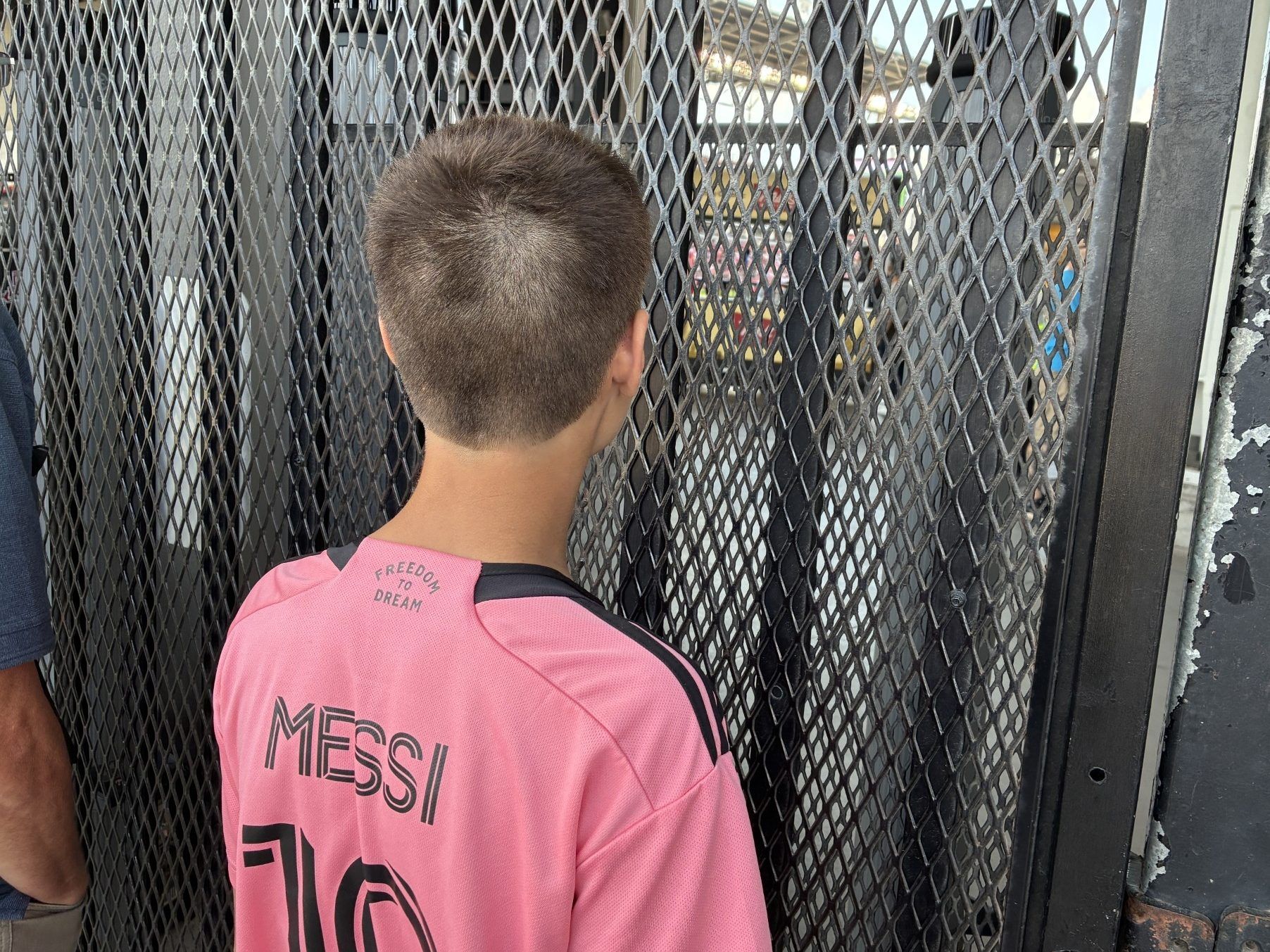 WARMINGTON: Fans just wanted a glimpse of Lionel Messi