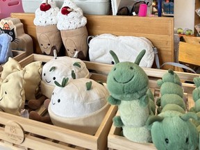 Fiona Wallis still keeps her Jellycat products close to the till to keep an eye on them.