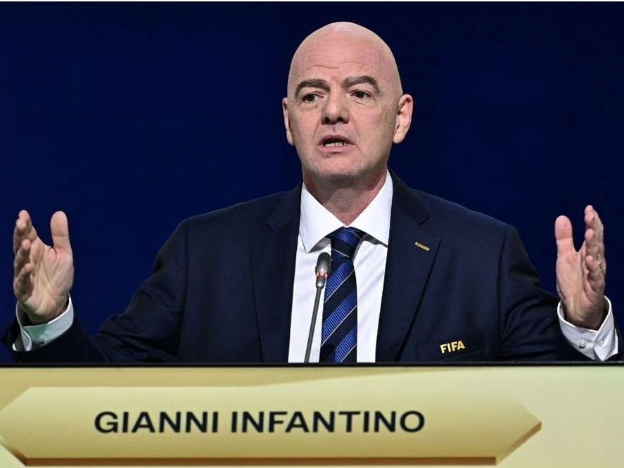 FIFA President Gianni Infantino encountered that the national team of Israel is removed from the conflict in Gaza.