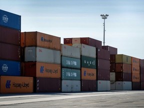 US President Donald Trump's decision to pause trade talks with Canada could have far-reaching consequences for cross-border trade, including goods shipped through the Port of Montreal, as shown here.