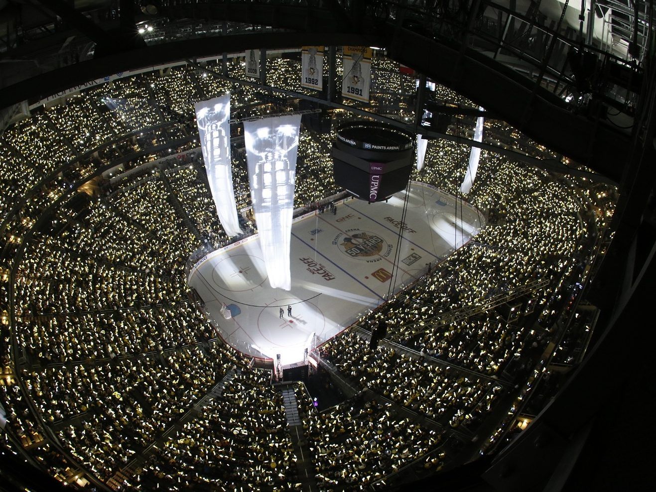 General view of PPG Paints Arena in Pittsburgh, Pennsylvania on October 13, 2016.