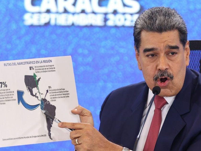 Venezuela’s Maduro says U.S. fabricating war as aircraft carrier approaches