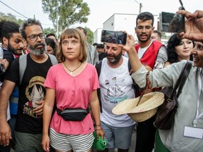 The Swedish climate -activist Greta Tunberg is one of those who are allowed to leave Israel after he intercepted their flotilla in gas.