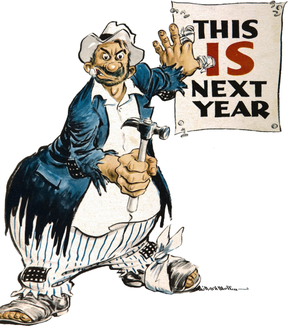DA BUMS: The famous Brooklyn Bum might sympathize with the McCourts. This is for oldtimers and hardcores. WILLARD MULLIN / NEW YORK WORLD TELEGRAM