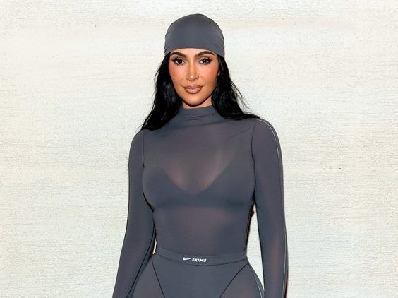 Kim Kardashian attends the NikeSKIMS Launch Event at Nike House of Innovation on September 24, 2025 in New York City.