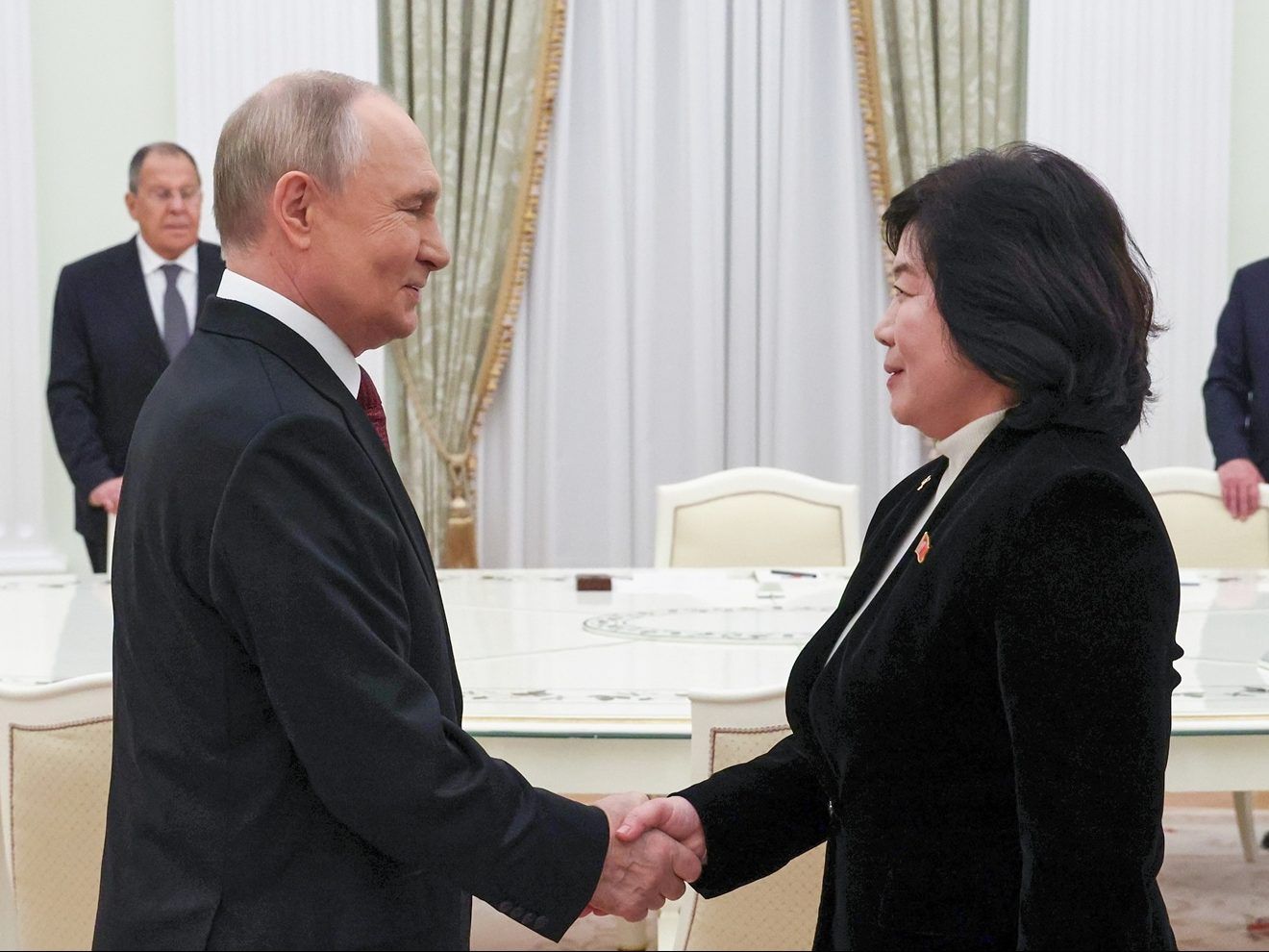 North Korea’s top diplomat meets with Putin on visit to Russia