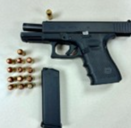 This gun and ammo was seized following the arrest of a man in connection with a Sept. 29 shooting of two people in Toronto. (Toronto Police)  This gun and ammo was seized following the arrest of a man in connection with a Sept. 29 shooting of two people in Toronto. (Toronto Police)