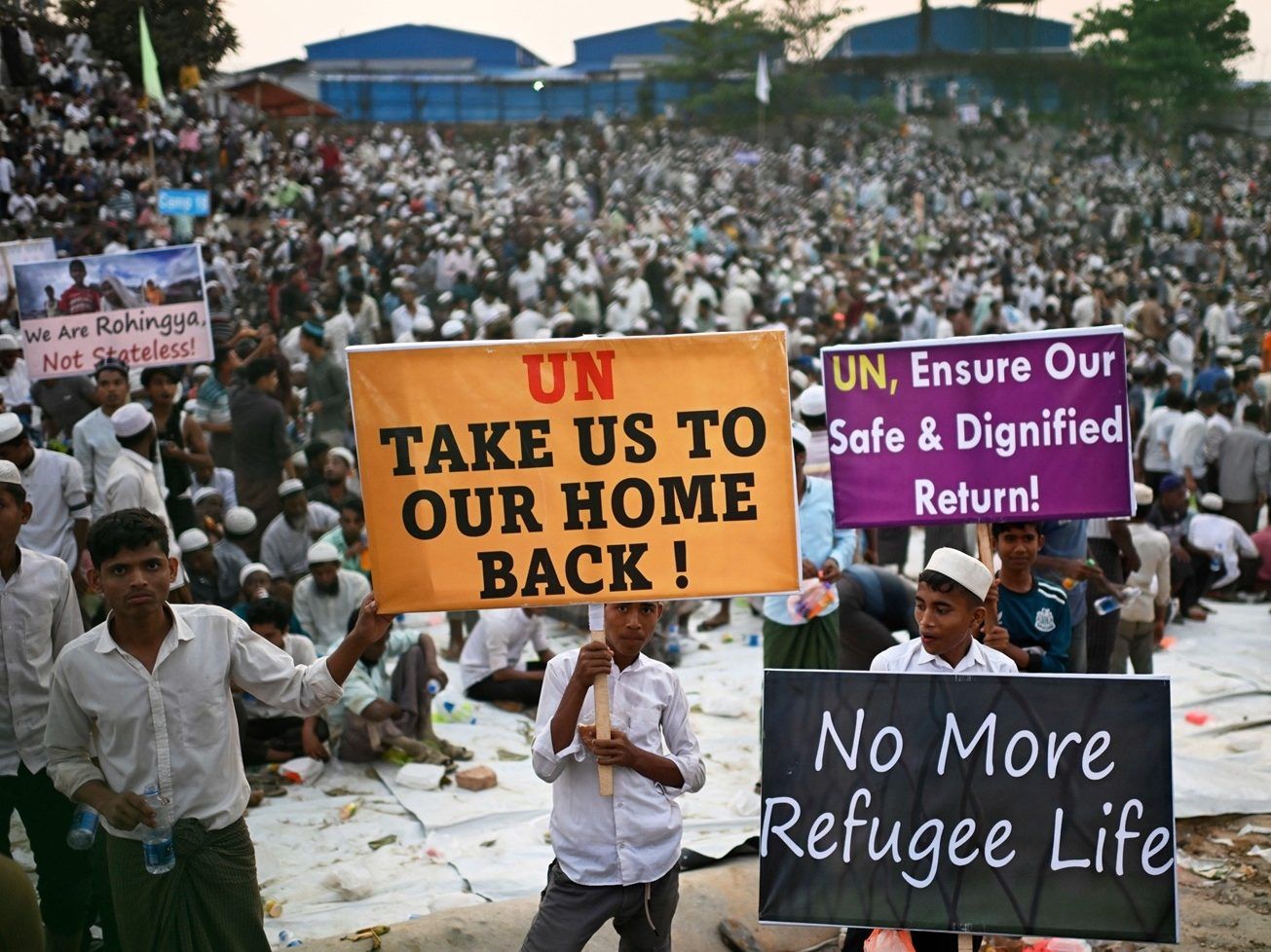 Rohingya Muslims plead for help at UN to stop killings in Myanmar