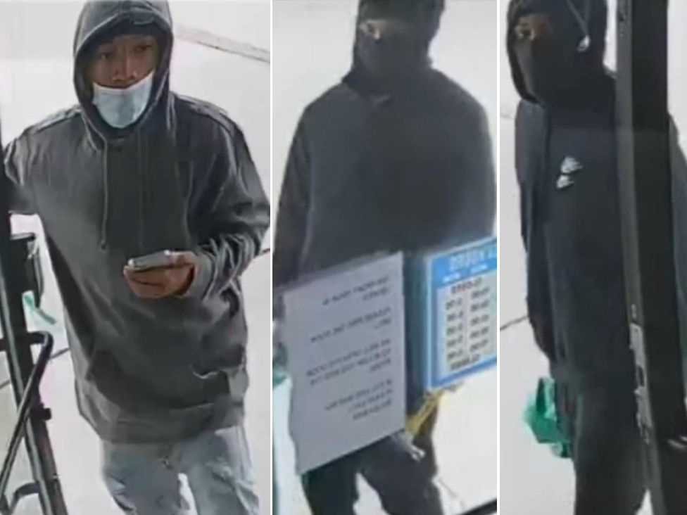 York Regional Police are asking for the public's help in identifying suspects wanted in connection with a failed robbery at a jewelry store in Vaughan on October 7, 2025.
