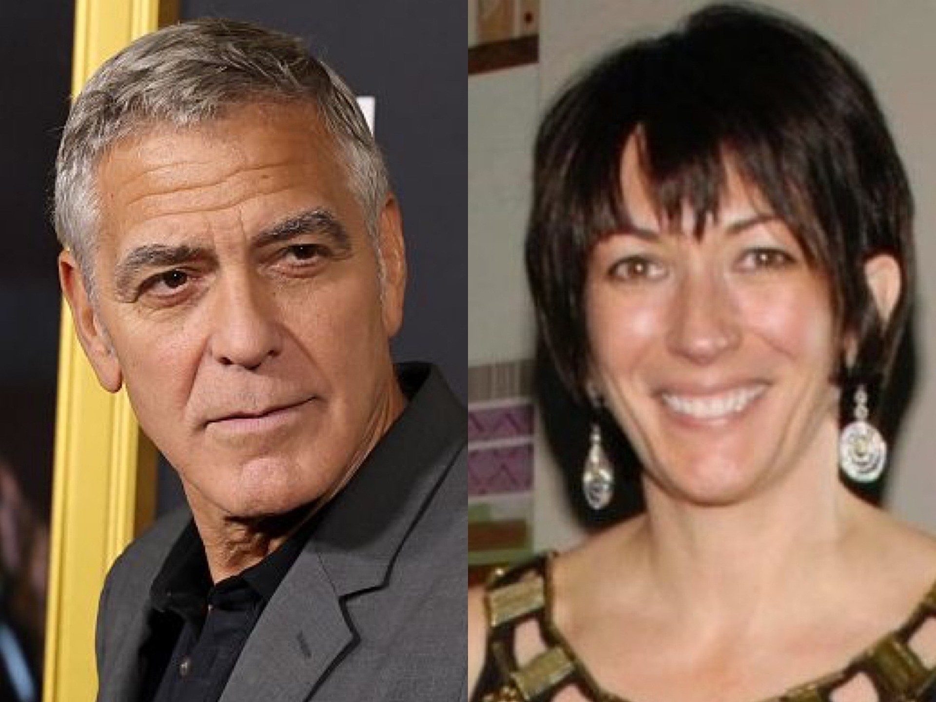 Did Ghislaine Maxwell perform a sex act on George Clooney?