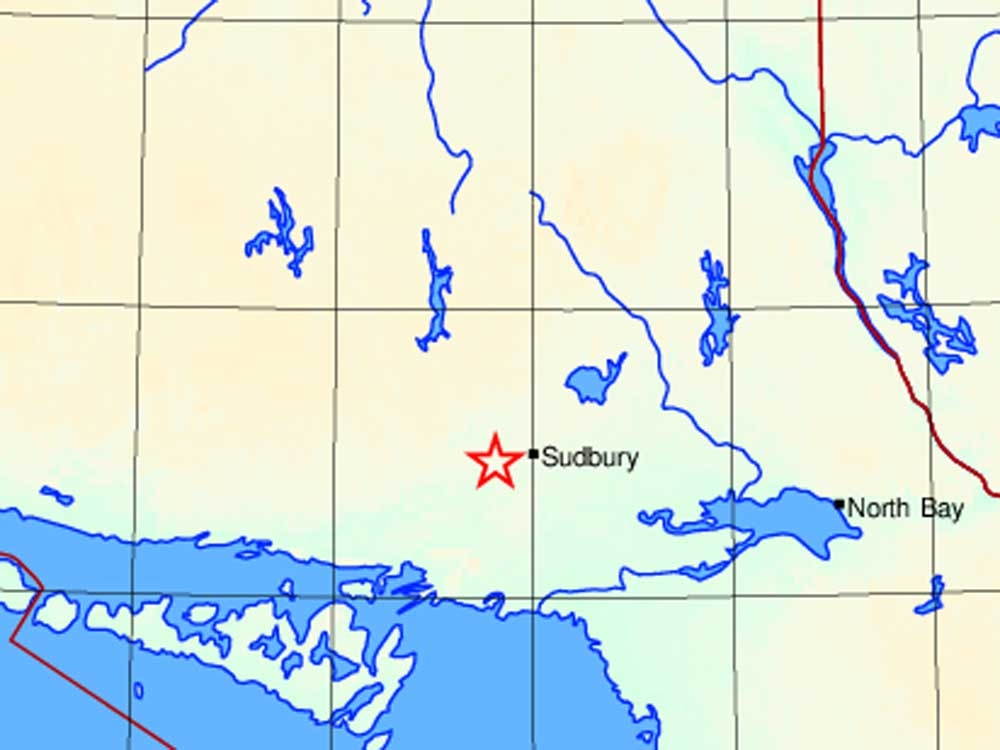 3.5 magnitude earthquake caused by mine felt in Sudbury