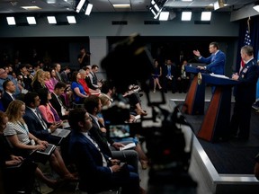 The Defense Department has limited media access inside the Pentagon, forced some media outlets to leave offices in the building and sharply reduced the number of briefings for journalists.