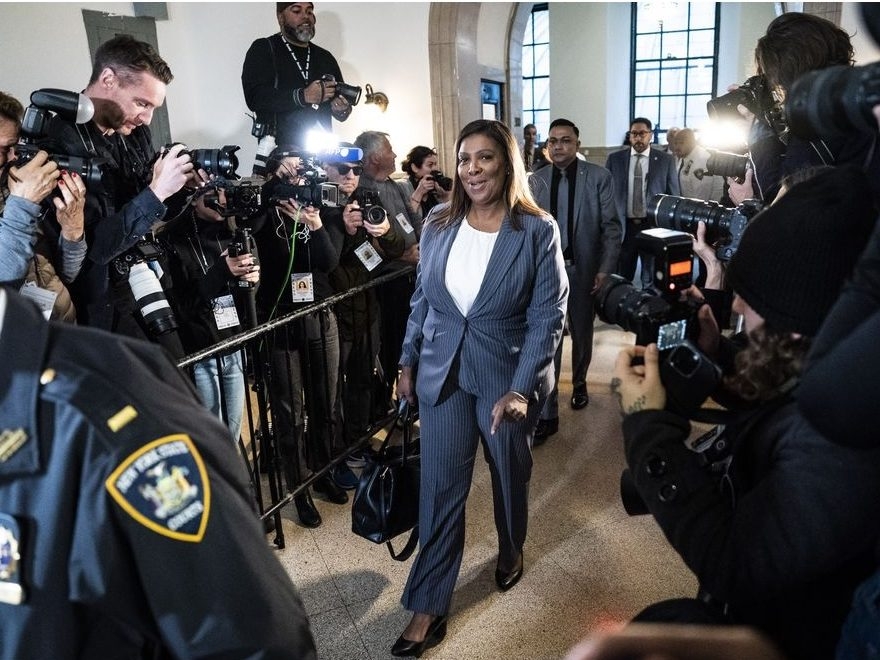 Letitia James expected to plead not guilty in mortgage case Trump pushed