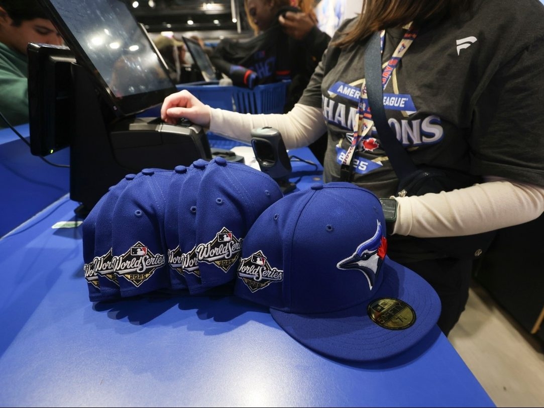 Excited about the start of the World Series, Toronto Blue Jays fans loaded up on coveted merchandise at the Jays Shop on Thursday, Oct. 23, 2025. Excited about the start of the World Series, Toronto Blue Jays fans loaded up on coveted merchandise at the Jays Shop on Thursday, Oct. 23, 2025.