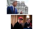 Above: Secretary of Transportation Sean P. Duffy. Below: Tesla CEO Elon Musk.