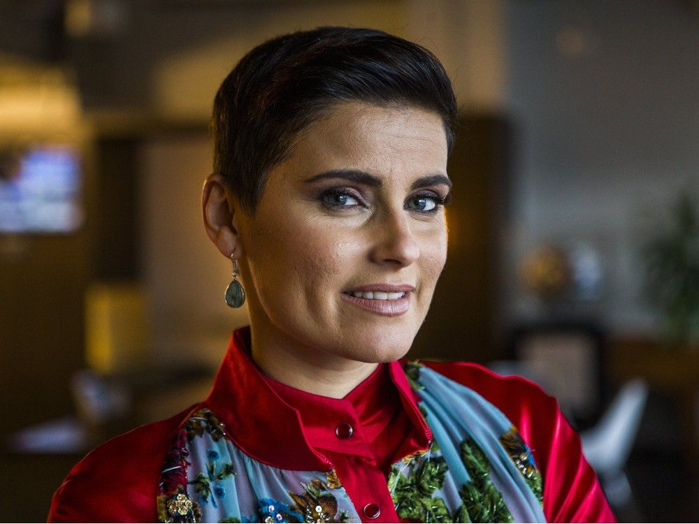 Nelly Furtado poses for a photo in Toronto on Wednesday March 8, 2017.