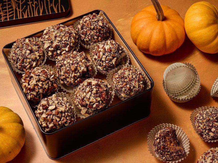 How to make pumpkin spice truffles