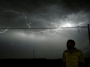 Lightning on Mars would only be a few centimeters long, unlike the massive bolts found here on Earth. (JUAN MABROMATA/AFP/File)