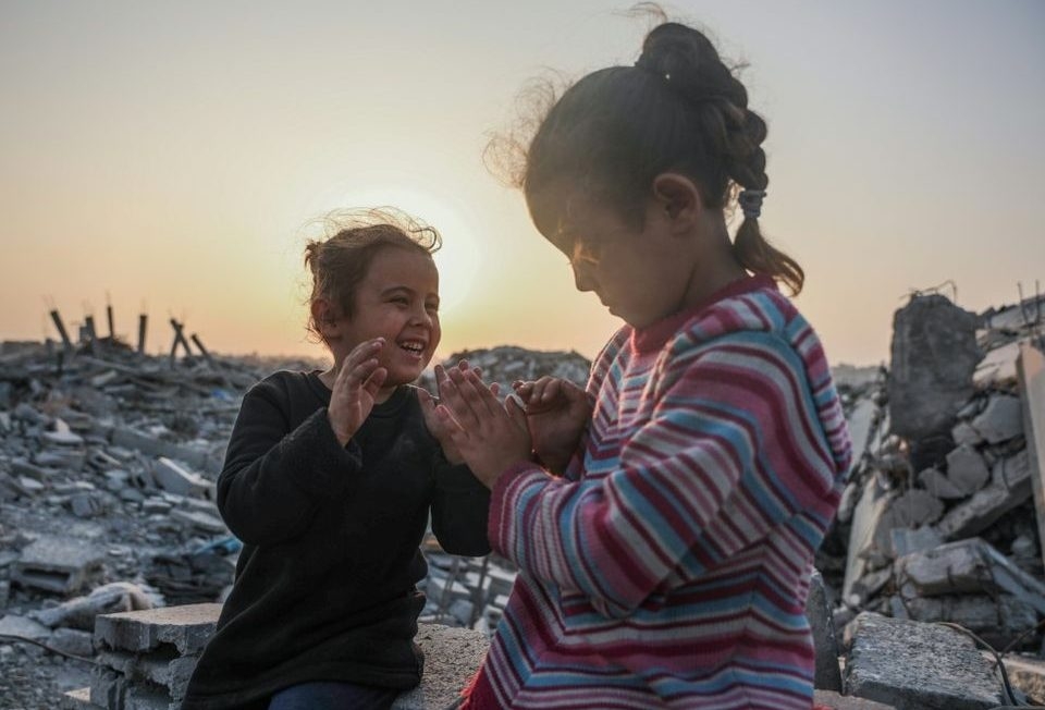  Civilians make up the bulk of the dead and displaced left by both the Oct. 7, 2023 Hamas attack into Israel and the subsequent Israeli war against the Palestinian group inside Gaza. (OMAR AL-QATTAA/AFP)