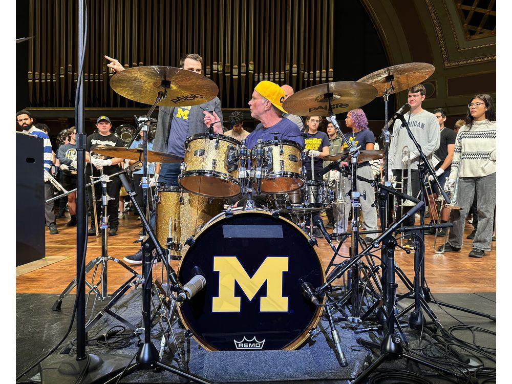 Red Hot Chili Peppers drummer Chad Smith