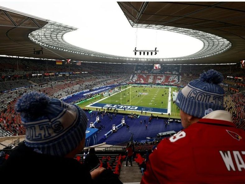 On Sunday, the Olympic Stadium in Berlin hosted its first regular season NFL game.