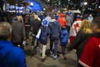Baseball fans leave the Rogers Center after Game 7 of the World Series between the Toronto Blue Jays and Los Angeles Dodgers in Toronto on Sunday, November 2, 2025. THE CANADIAN PRESS/Nick Ivanishin