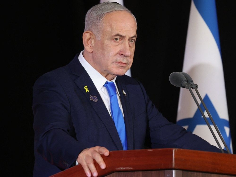 Israel's Benjamin Netanyahu insists there can be no Palestinian state, ahead of UN vote leaving that door open