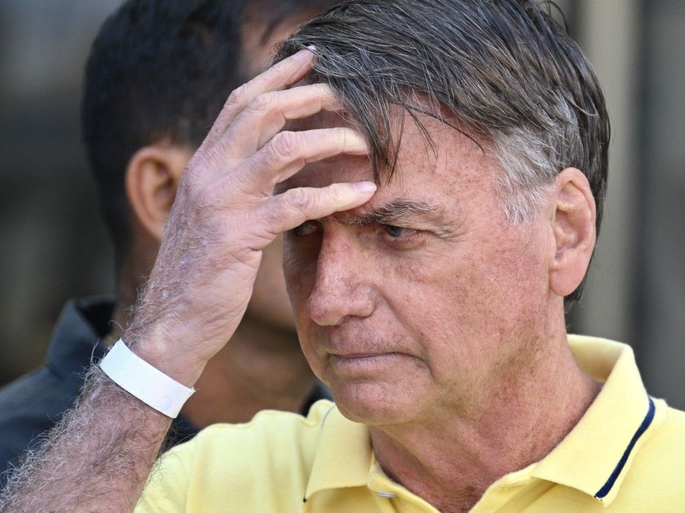 Brazil’s ex-president Jair Bolsonaro arrested over alleged plot to avoid 27-year prison term