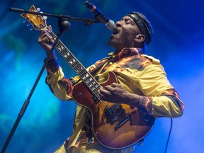 Jamaican singer Jimmy Cliff performs at the Rototom Sunsplash festival in Benicassim, Spain on August 16, 2014.