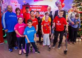 Kickoff to the Sun Christmas Fund at Variety Village in Toronto on Wednesday November 12, 2025. Each year, the Toronto Sun Christmas Fund helps kids of all abilities access inclusive programs at Variety Village — where they can play, grow, and reach their full potential.