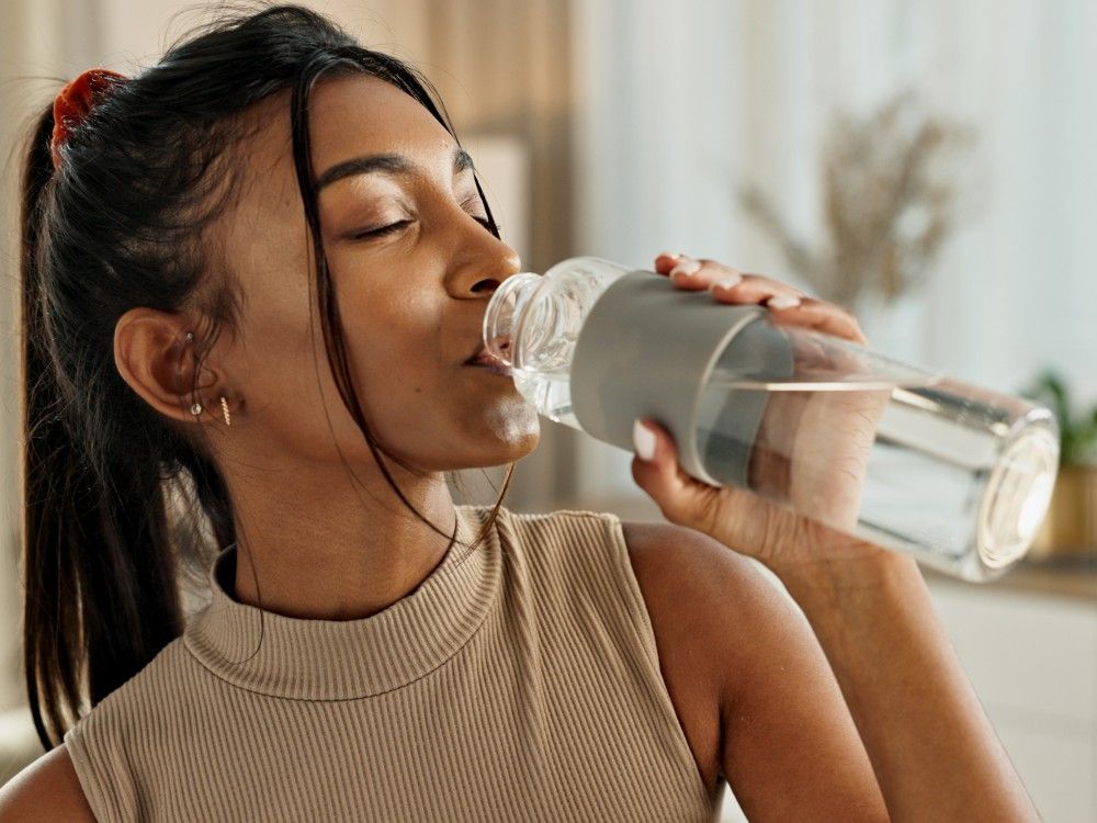 Water bottles collect germs from our mouths when we take a sip and from our hands when we touch the straw or cap.