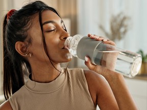 Water bottles collect germs from our mouths when we take a sip and from our hands when we touch the straw or cap.