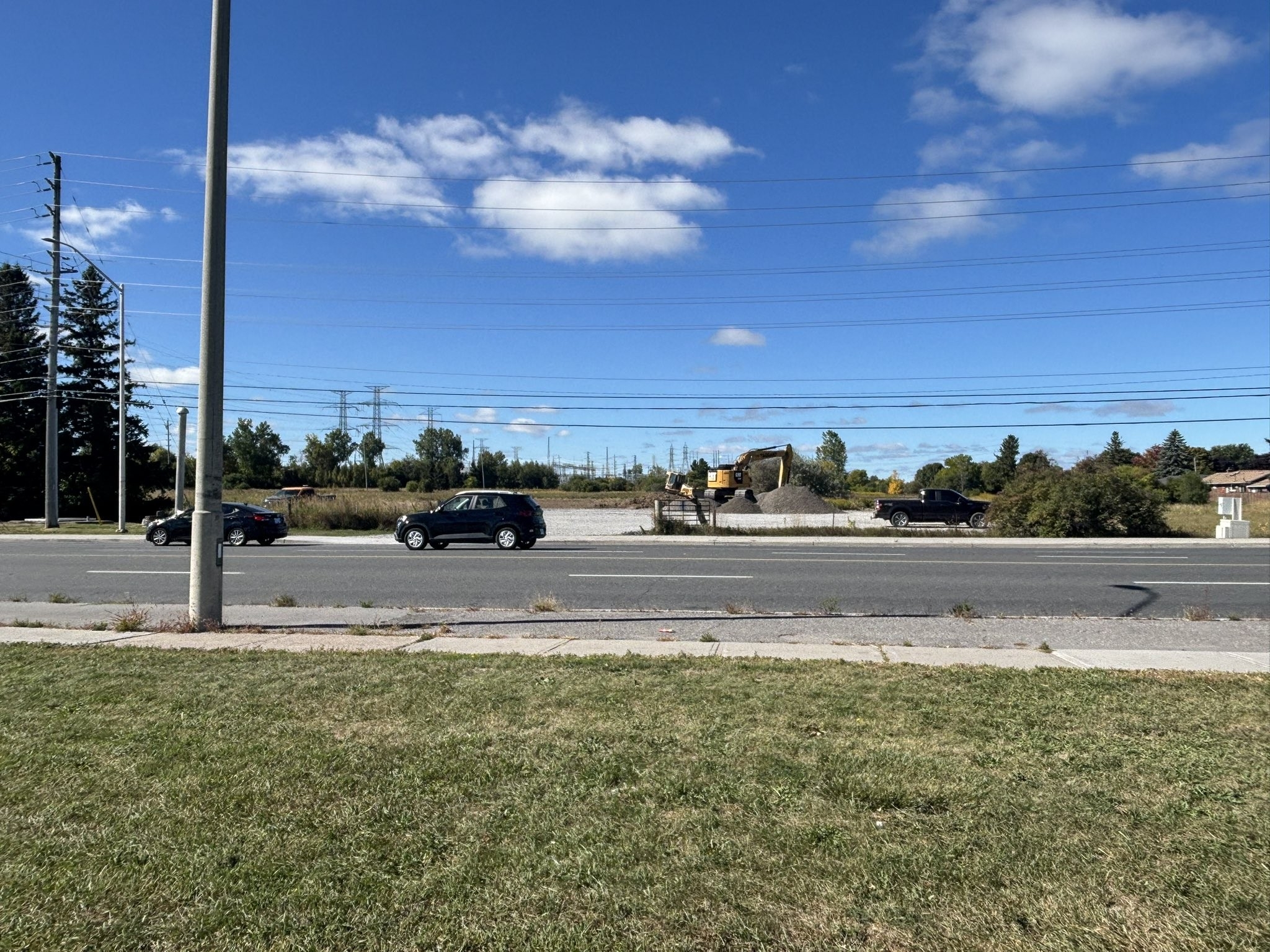  The site of the PM’s housing announcement, taken on Friday, Sept. 19 2025