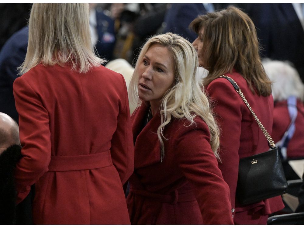 Rep. Marjorie Taylor Greene (R-Georgia) arrives for President Donald Trump's inauguration on Jan. 20, 2025, at the U.S. Capitol. MUST CREDIT: Ricky Carioti/The Washington Post