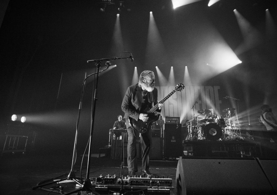  Dallas Green performs on stage with Alexisonfire.