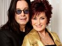 Sharon and Ozzy Osbourne pose for a portrait prior to hosting the 2008's BRIT Awards in London.