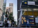 Laurentian Bank head office is seen in Montreal, Friday, Aug. 30, 2024.
