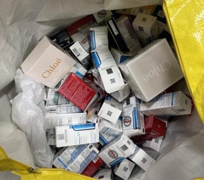 SWAG-A-RIFIC: Some of the loot recovered. HPS