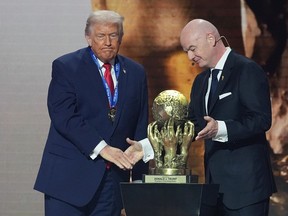 Donald Trump awarded innaugural FIFA peace prize Donald Trump awarded innaugural FIFA peace prize