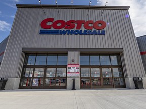A Costco wholesale store is pictured in Brantford, Ont., on Nov. 6, 2024.