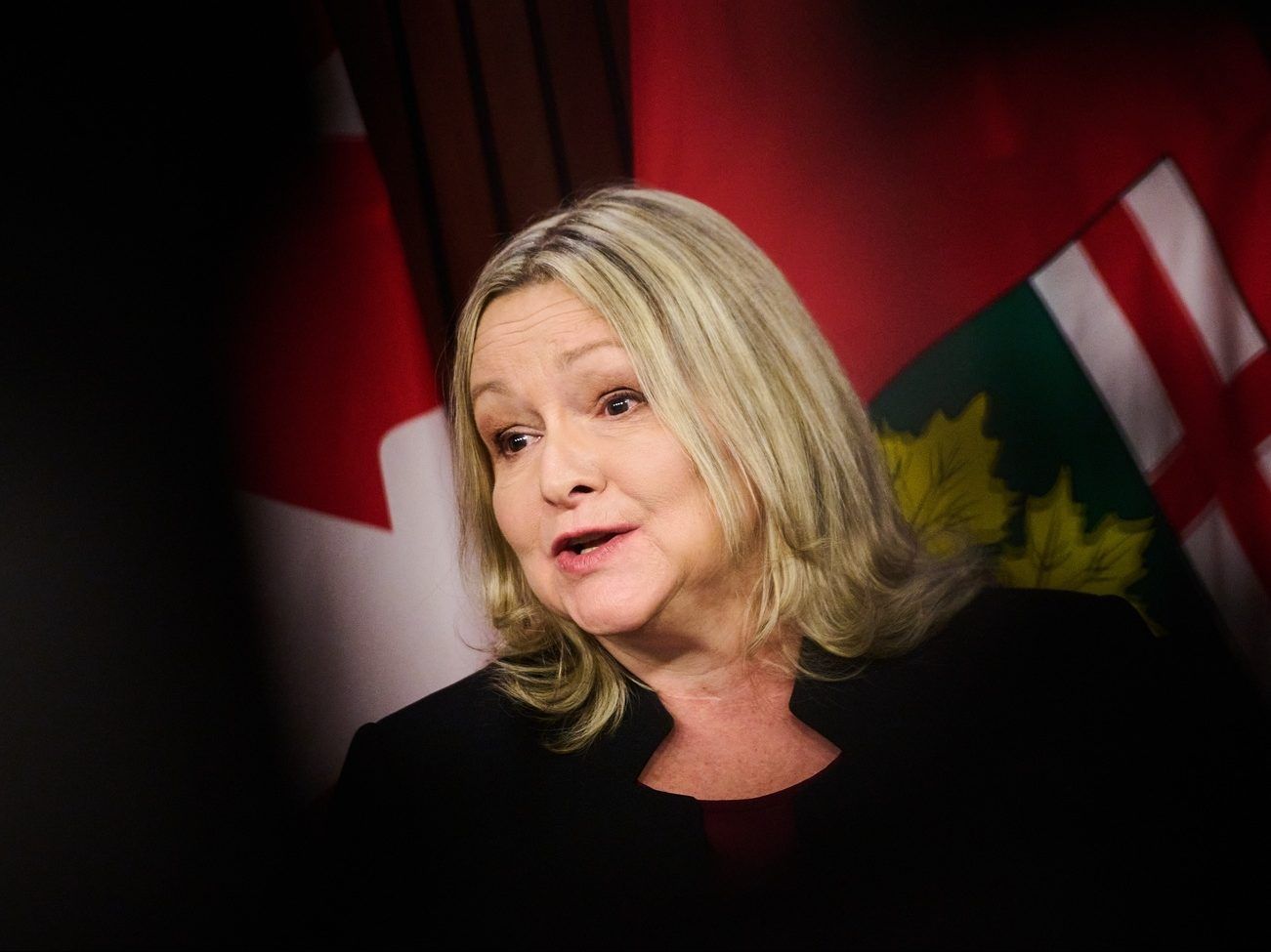 Ontario's auditor general Shelley Spence speaks to media following the release of her annual report at the Ontario legislature in Toronto, on Tuesday, Dec. 2, 2025. 