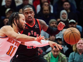 Toronto Raptors fall to New York Knicks, ousted from NBA Cup Toronto Raptors fall to New York Knicks, ousted from NBA Cup