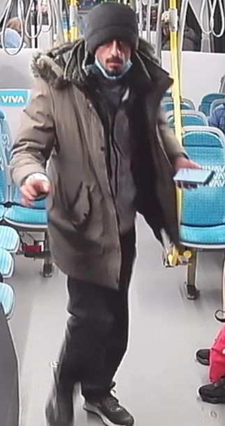  Saman Salimianrizi, 31, of no fixed address, is charged with one count of sexual assault and two counts of breach of probation in connection with an alleged incident on Nov. 18 on a Richmond Hill bus.